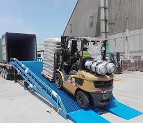 Rampa de carregamento móvel 12 toneladas