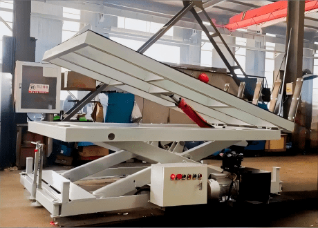 Mesa de elevação e inclinação hidráulica de 90 graus