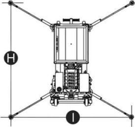PLATAFORMA ELEVATÓRIA MASTRO ÚNICO ELÉTRICA 10M 130KG