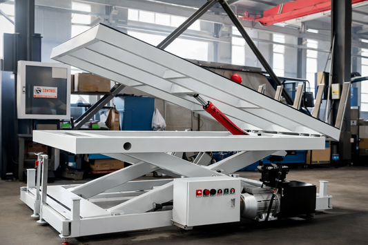 Mesa de elevação e inclinação hidráulica de 90 graus