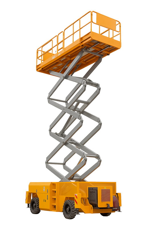 Plataforma elevatória tipo tesoura autopropelida a diesel de 16 metros G-GTJZ16RT