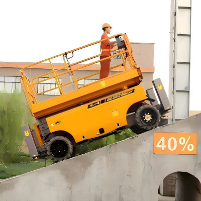 Plataforma elevatória tipo tesoura autopropelida a diesel de 16 metros G-GTJZ16RT