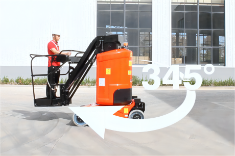 ELEVADOR DE MASTRO VERTICAL AUTOPROPULSADO COM LANÇA 11.2M 200KG