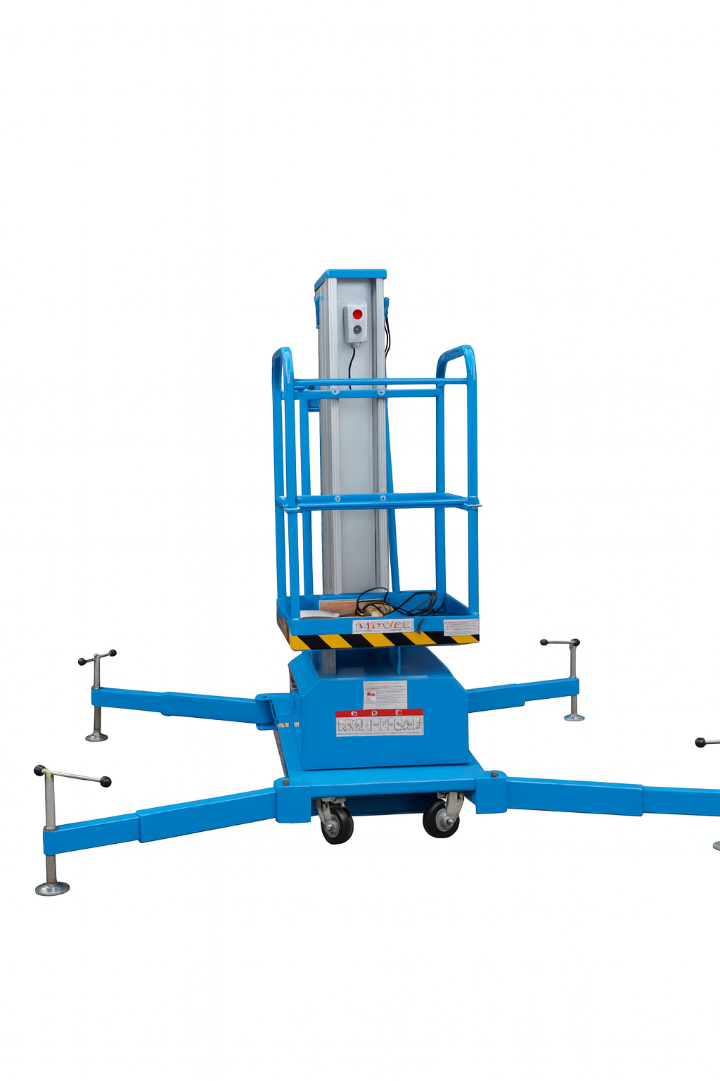 PLATAFORMA ELEVATÓRIA MASTRO ÚNICO ELÉTRICA 8M 130KG