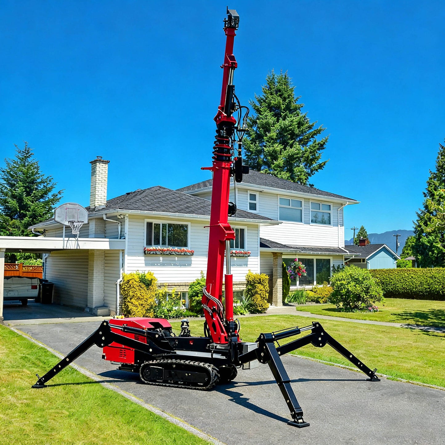 Guindaste tipo aranha de 5 toneladas