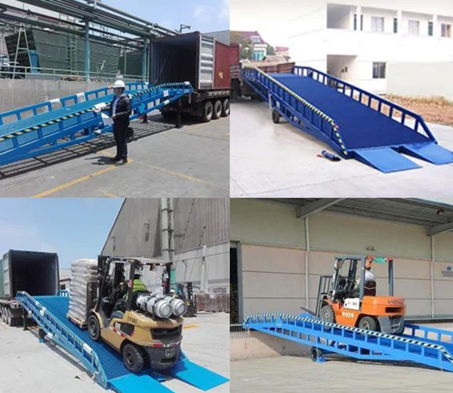 Rampa de carregamento móvel 10 toneladas