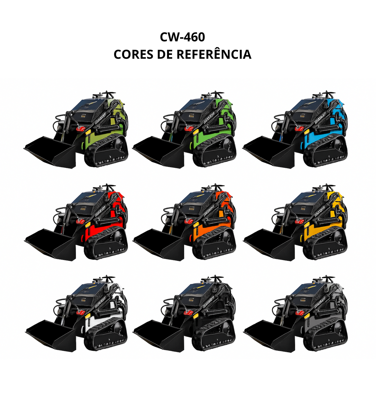 Carregadeira de direção deslizante CW-460