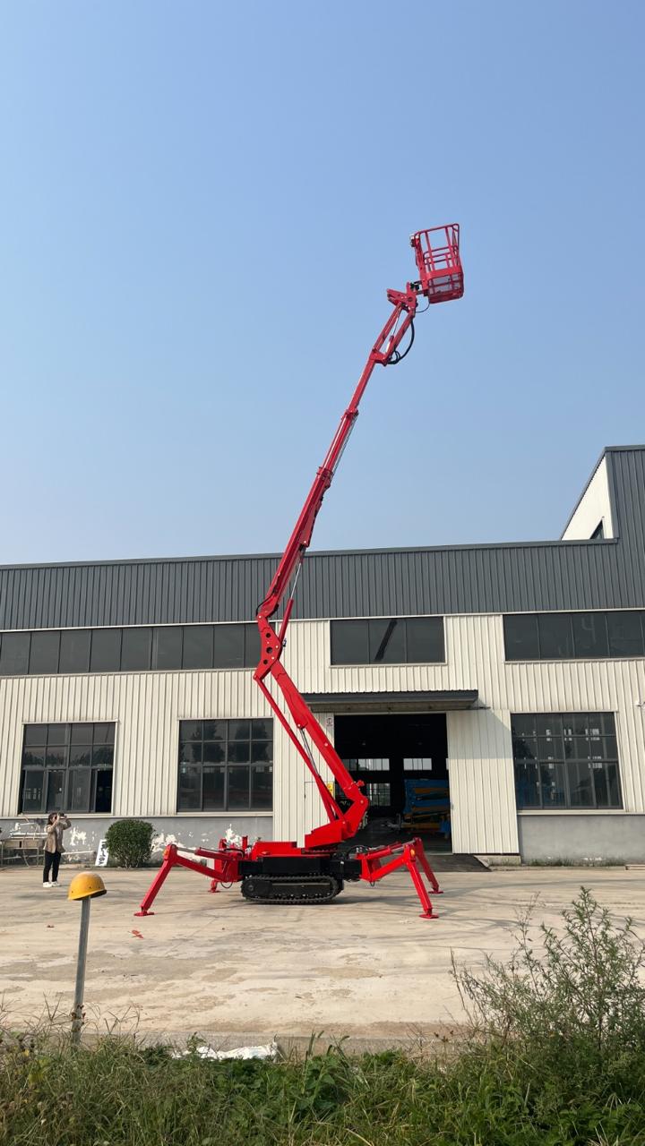 Plataforma Elevatória Tipo Spider sobre Esteiras 8 Metros 200Kg