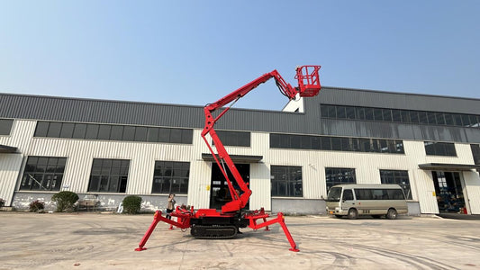 Plataforma Elevatória Tipo Spider sobre Esteiras 8 Metros 200Kg