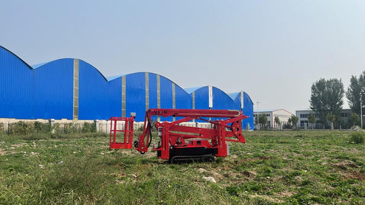 Plataforma Elevatória Tipo Spider sobre Esteiras 8 Metros 200Kg