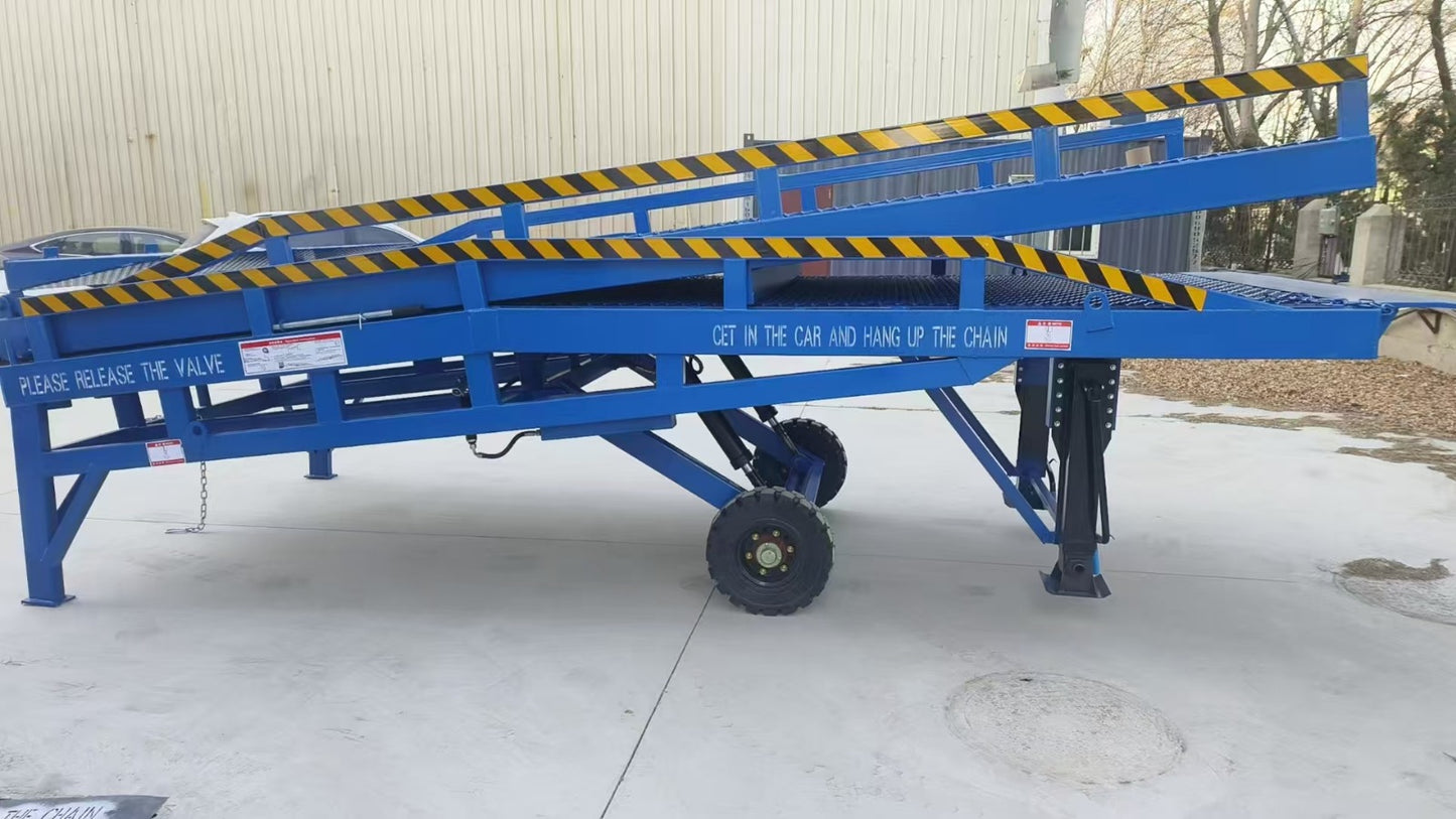 Rampa de carregamento móvel 8 toneladas