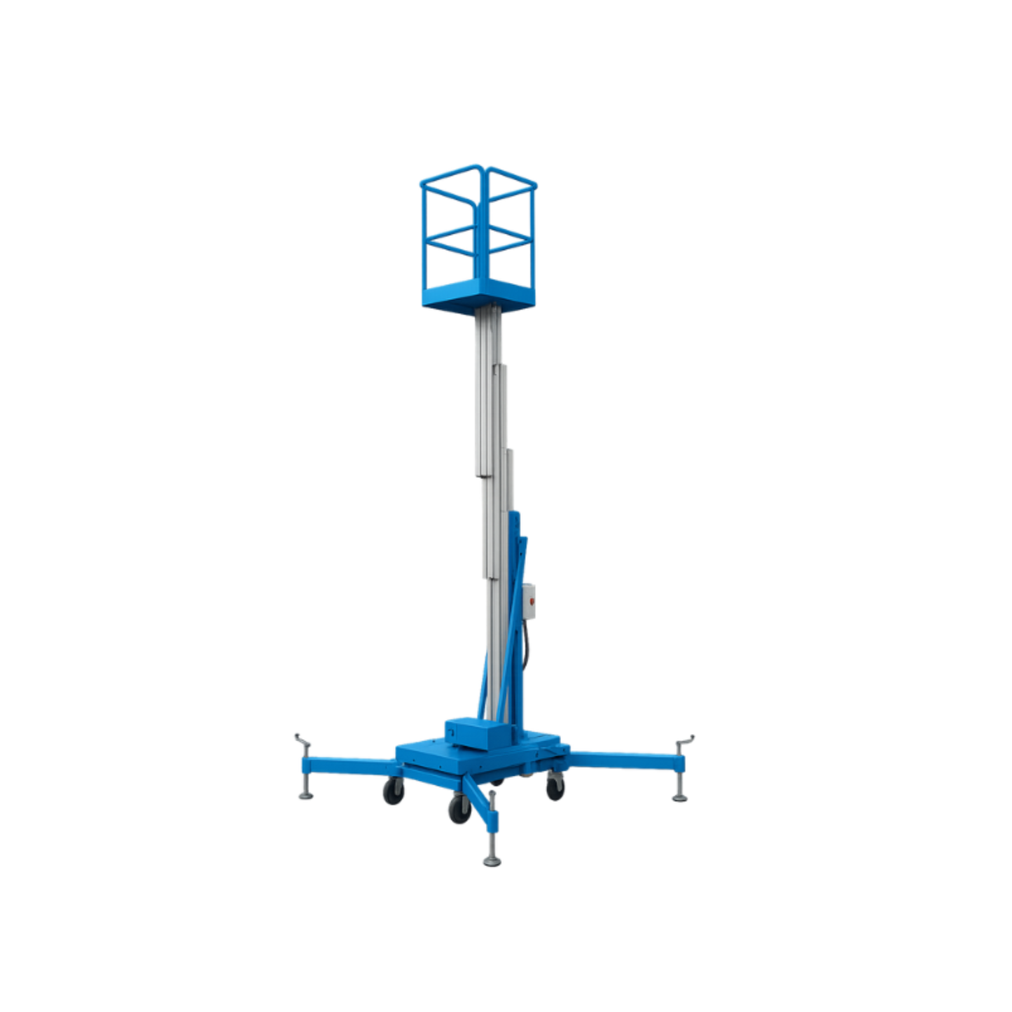PLATAFORMA ELEVATÓRIA MASTRO ÚNICO ELÉTRICA 10M 130KG