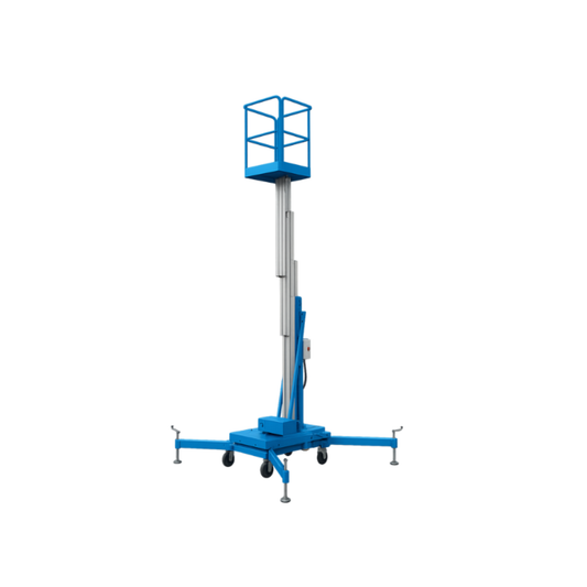PLATAFORMA ELEVATÓRIA MASTRO ÚNICO ELÉTRICA 10M 130KG